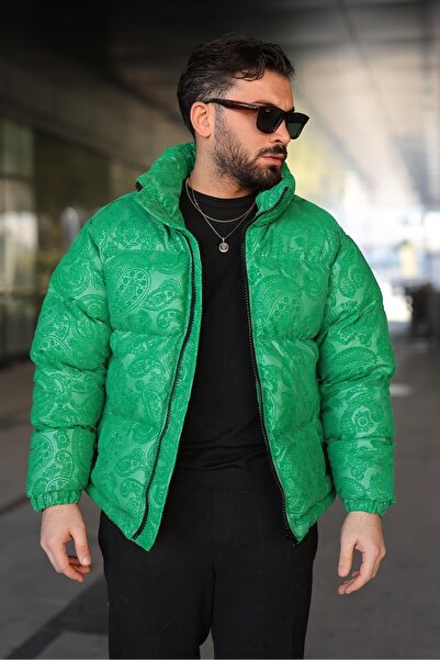 RHONES Men's Stick Collar Winter Flock Coat