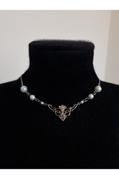 glactuca craft Vintage Royal Lady Necklace Y2K