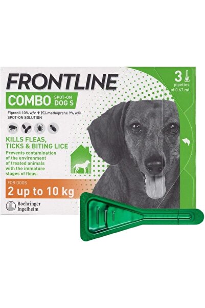 FRONTLINE علاج موضعي للبراغيث والقراد للكلاب وحماية المنزل - 3 ماصات