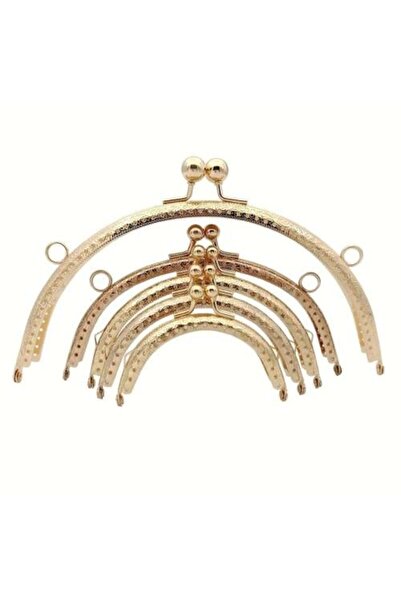 Gerenic يد اطار معدن للشنطه(ذهبى)بجميع مقاساتها