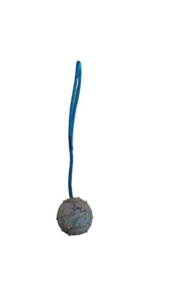 Bende Solid Rubber Ball 7cm With String 30cm Gray