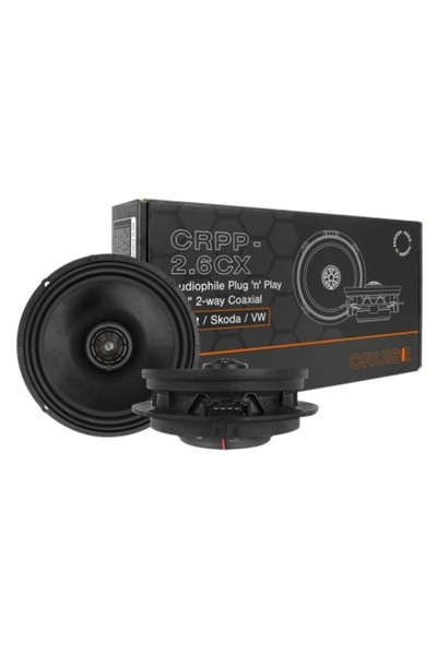 DLS Cruise CRPP-2.6 CX coaxial set compatible with Seat, Skoda, VW 16.5 cm 90W