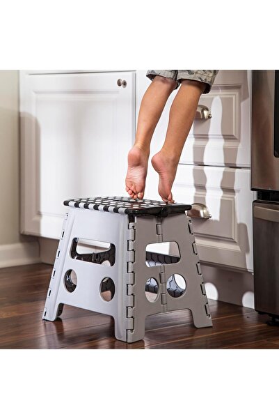 Generic Honey-Can-Do Folding Step Stool TBL-02977, 32.5 cm, Non-Slip Surface