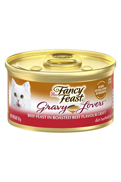 Purina Fancy Feast Gravy Lovers Beef Cat Wet Food 85G