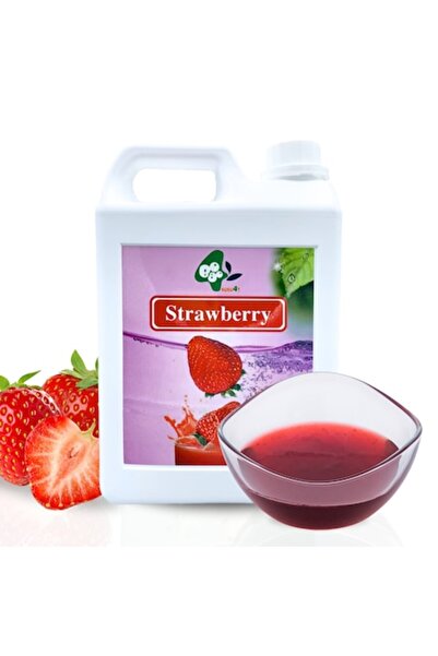 Boboq Sirop de căpșuni 2,5 kg, aromă autentică, ideal pentru băuturi și deserturi