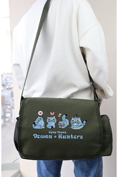 Fuddy Moda Unisex Kpop Demon Hunters Derpy Written Messenger Bag