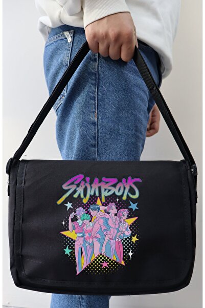 Fuddy Moda Unisex Sajaboys Characters Kpop Demon Hunters Printed Messenger Bag