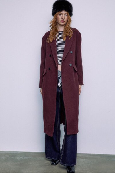 Stradivarius Uzun oversize kaban