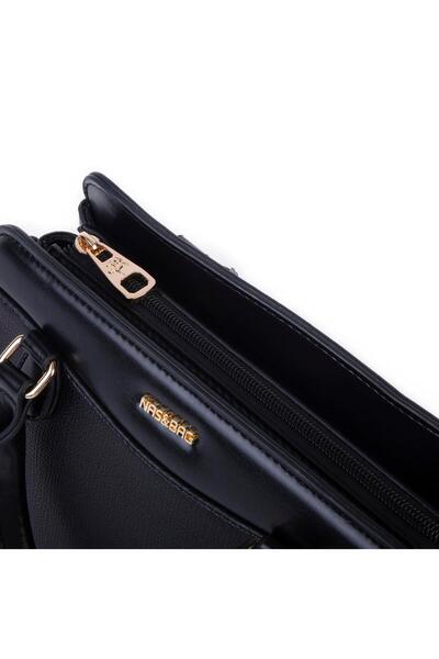 Nas Bag Stylish Women's Midi Hand and Shoulder Bag Black Liza