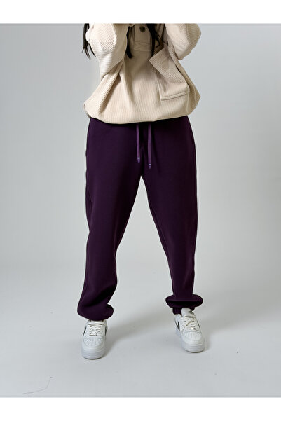 COCOPELLI Fleece-Lined Purple Women's Jogger Tracksuit Coc2541
