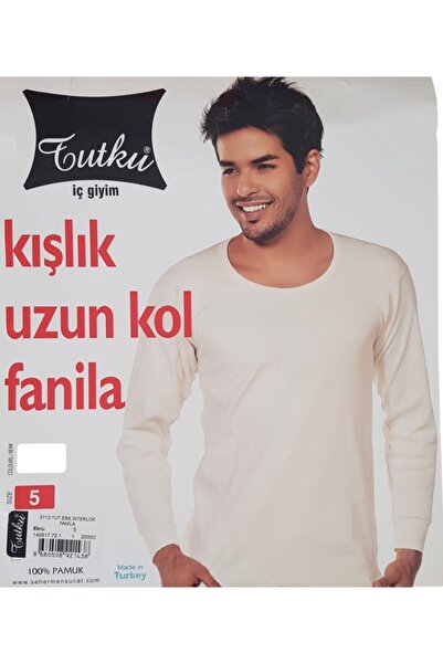 Tutku Men's Interlock Long Sleeve Undershirt 0112