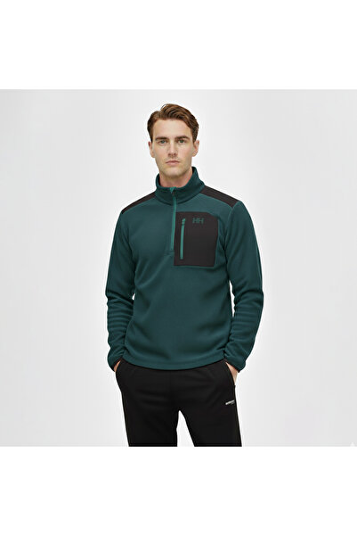 Helly Hansen Ανδρικό πράσινο φούτερ Polar Block