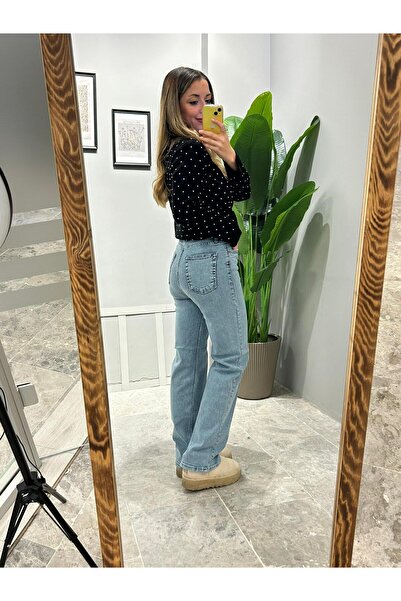 QBZ JEAN DREPT CU TALIE ÎNALTĂ