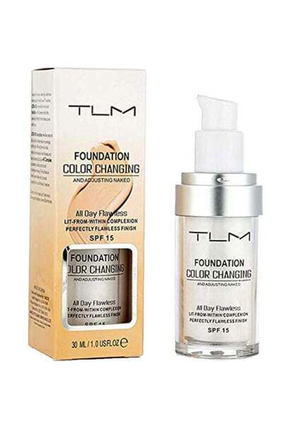 TLM كريم أساس متغير اللون مع عامل حماية من الشمس SPF15 أبيض اللون
