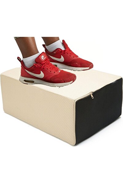 Mind Reader Comfort Pressure-Relief Memory Foam Footrest - Black