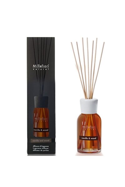 Millefiori Milano Difuzor de parfum cu bețe de bambus - 500 ml - Vanilie și Lemn