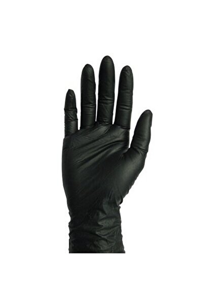 DİVA Black Latex Gloves | Large | 100 Pcs