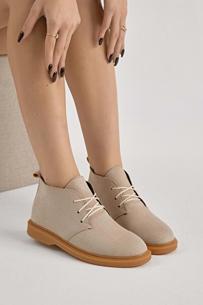 AYAKCİTY Lace-Up Ankle Length Classic Thermo Sole Boots