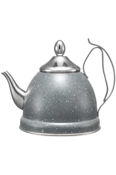 WDA Stainless Steel Stovetop Kettle, 1 Litre, Grey Speckled Finish, Classic D...