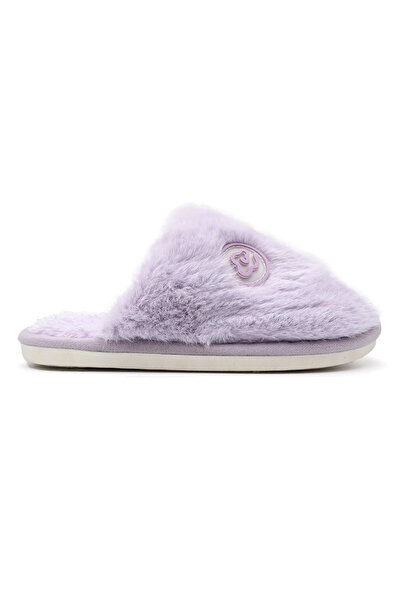 Tmall Papuci pufoși pentru femei, PD1008, violet