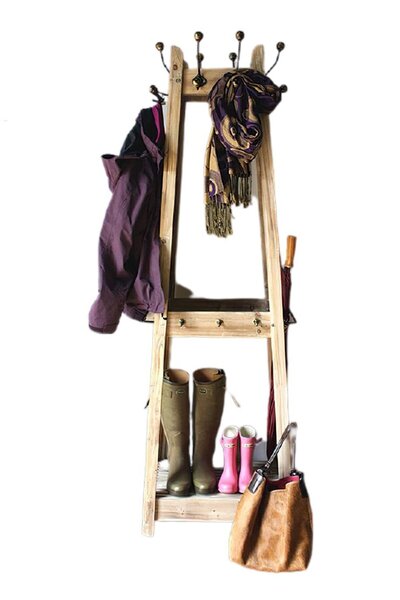 Bamena Wood Galata Ahşap Askılık Ahşap Portmanto