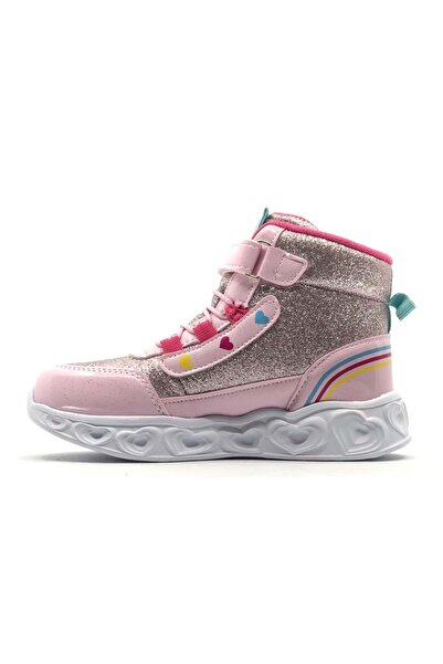 Cool Kids Orthopedic Lighted Sole Girls' Boots Pink