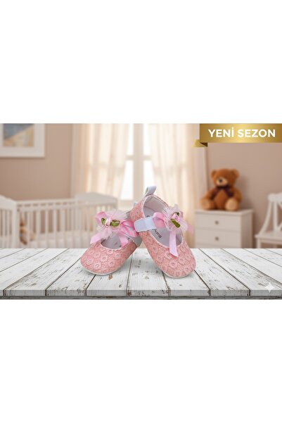 Baby Pattini Güpürlü Tokalı Babet