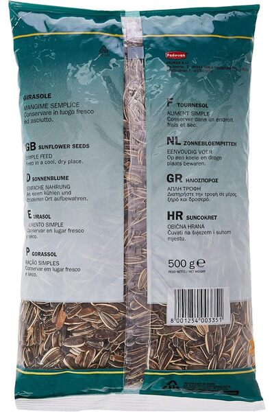 Padovan Sunflower Seeds Bird Food 500G