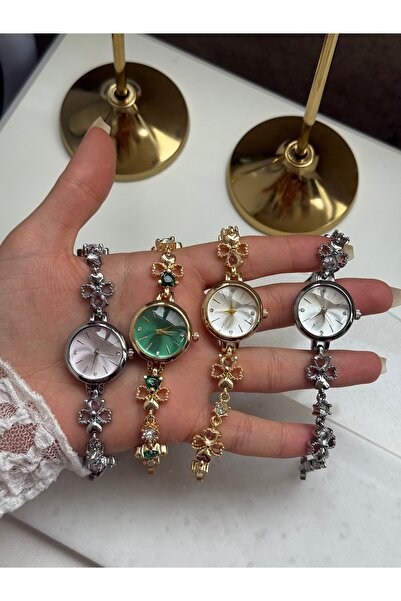 HOUSEKİ Flower Chain Metal Women's Wristwatch