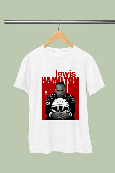 MAGORS LEWIS HAMILTON, BUMBAC IMPRIMAT, Mânecă scurtă, CROP REGULAR F1 tricou