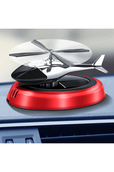 OEM Car Air Freshener with Solar Charging, Helicopter Model + Essential Oil