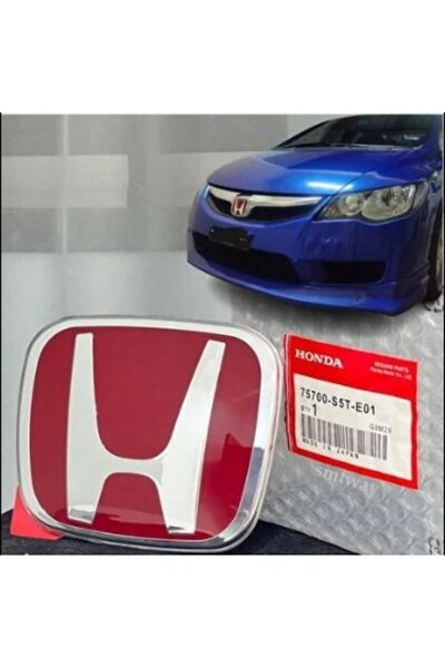 STİLİX GARAGE Honda Civic Fd6 2007-2011 Arası Ön Panjur Logo Arma (12,5 X 10 ...