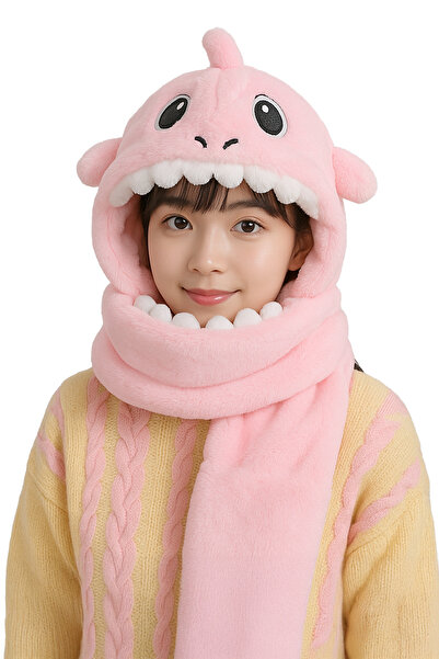 Ecrou Shark Beanie-Scarf