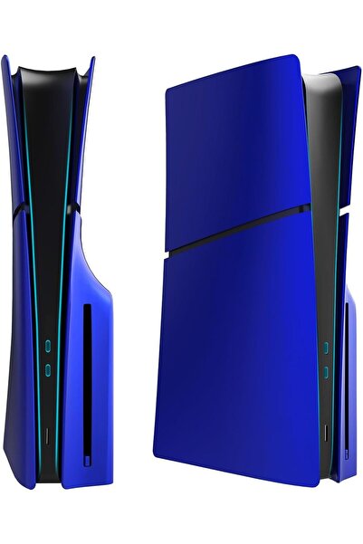 cosmostech Ps5 Slim Faceplate Kapak – Disc CD & Digital Edition Uyumlu Ön/arka Kasa Cover Case Cobalt Blue