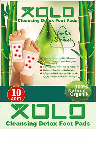 xolo Bambu Sirkesi Ayak Detoks Detox Bantları Toksin At Geceden Sabaha 10 Adet