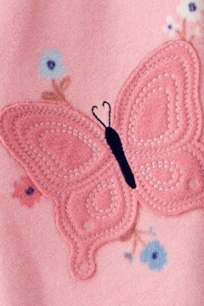 Carter's Baby Girl Pink Fleece Jumpsuit