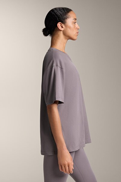 Oysho Short sleeve cotton blend T-shirt