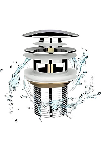 fitto سدادة تصريف حوض الاستحمام المنبثقة بالضغط لأسفل - نحاس متين، مضاد للانس...