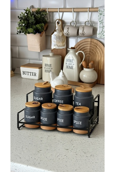 Generic "Kitchen elegance starts with the details – a luxurious jar set with a modern design"