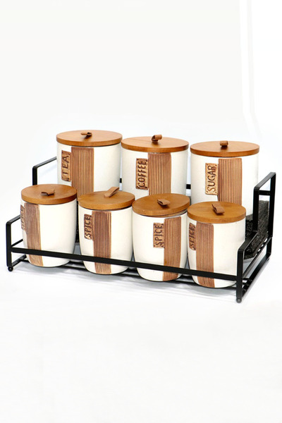 Generic "Kitchen elegance starts with the details – a luxurious jar set with a modern design"