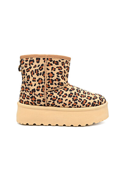 Tmall Women's boots,Suede, Fur lined, CD1039, Leopard
