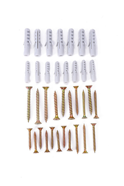 Lawazim مجموعة براغي ومسامير تثبيت الحوائط الجافة، 44 قطعة - مثبتات متعددة ال...