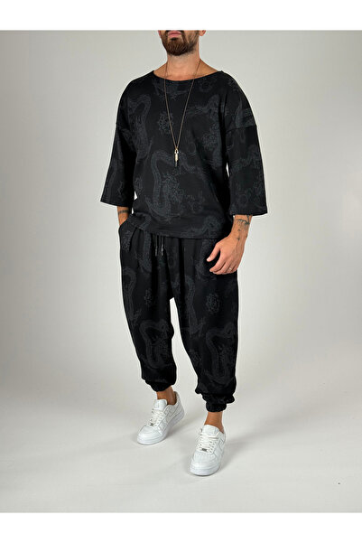 COCOPELLI Snake Patterned Men's Bohemian Suit Coc1193