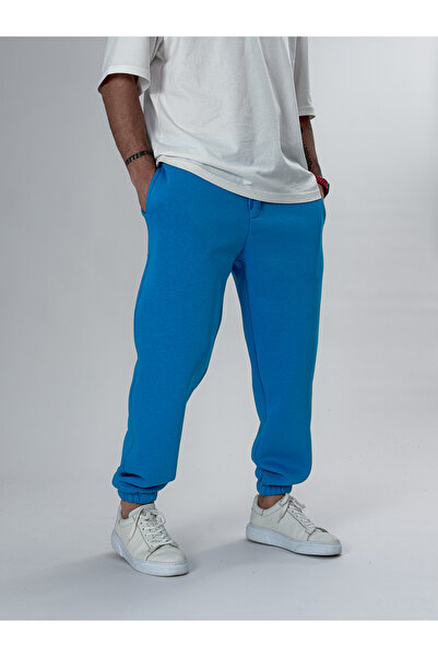 COCOPELLI Fleece-Lined Blue Men's Jogger Tracksuit Coc2553