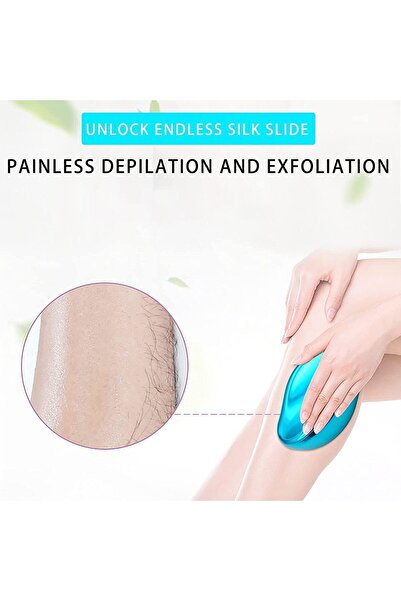 Showay New Crystal Hair Remover — Pain-Free Full-Body Hair Removal, Blue