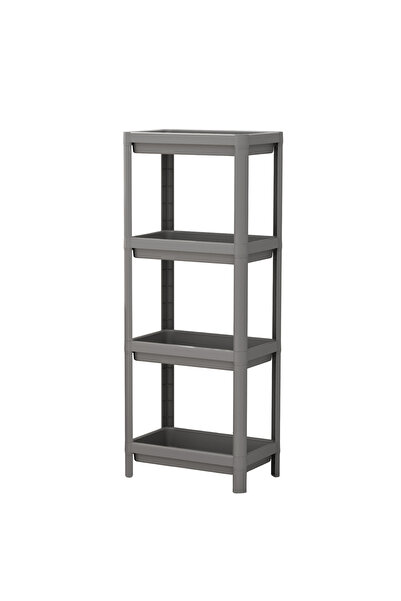 HOMİNG Rosie 4-Shelf Multi-Purpose Bathroom & Kitchen Organizer Shelf Organizer