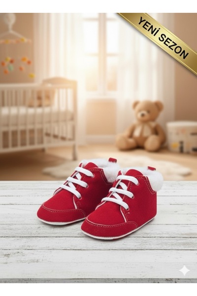 Baby Pattini Süet kürklü Patik