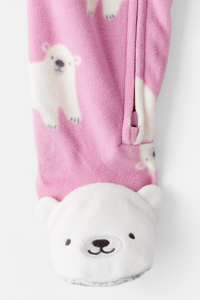 Carter's Baby Girl Red Fleece Jumpsuit