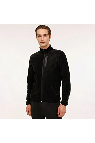 lumberjack Polar Nordic Men's Black Mock Neck Jacket