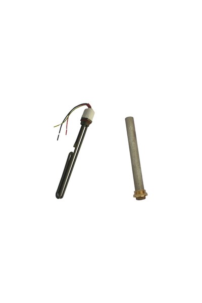 Energy 1 inch, 1500W electric resistance + 3/4" magnesium anode for compact pressurized solar panel